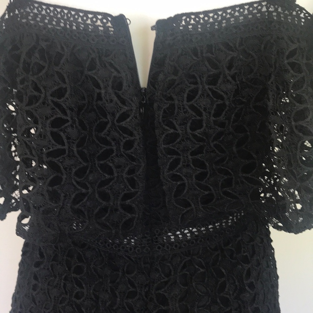💥HOST PICK💥JACK by BB Dakota black eyelet dress Size 6 - Picture 3 of 8